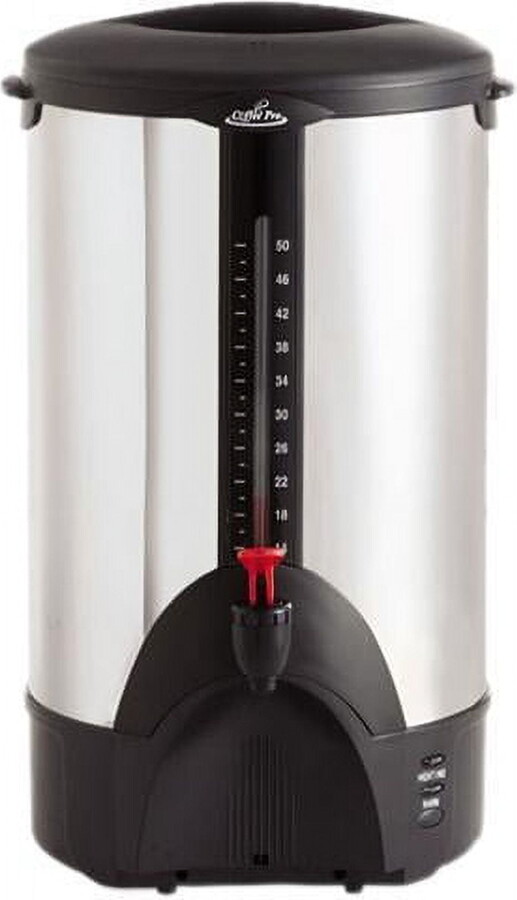 CoffeePro Coffee Pro 50-cup Stainless Steel Urn/Coffeemaker - 50 Cup(s) - Multi-serve - Stainless Steel - Stainless Steel Body