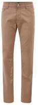 Thumbnail for your product : BOSS Regular-fit jeans in tan BCI stretch denim