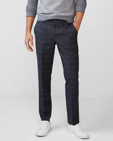 Thumbnail for your product : Express Slim Plaid Wool-Blend Dress Pant