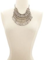 Thumbnail for your product : Charlotte Russe Dangling Coin Bib Necklace