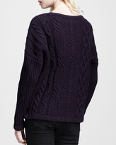 Thumbnail for your product : Rag and Bone 3856 Rag & Bone Cara Oversized Cable Pullover