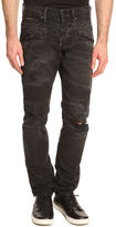 Thumbnail for your product : Denim & Supply Ralph Lauren Dark Grey Biker Jeans with Zipped Pockets