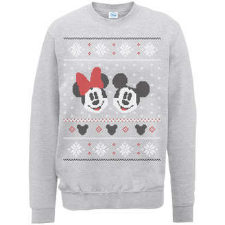 Disney Mickey Mouse Christmas Grey Christmas Sweatshirt
