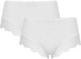Thumbnail for your product : M&Co Lace detail control brief multipack