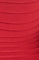 Thumbnail for your product : Herve Leger Boatneck Cutout Bandage Gown