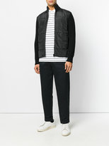Thumbnail for your product : Z Zegna 2264 contrast ribbed sleeve jacket