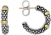 Thumbnail for your product : Lagos Two Tone Caviar Hoop Earrings