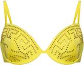 Thumbnail for your product : Versace Eyelet-embellished Bikini Top