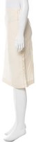 Thumbnail for your product : Jean Paul Gaultier Lace-Trimmed Knee-Length Skirt
