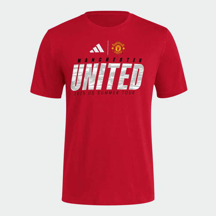 adidas Manchester United Graphic Tee Team Power Red S Mens
