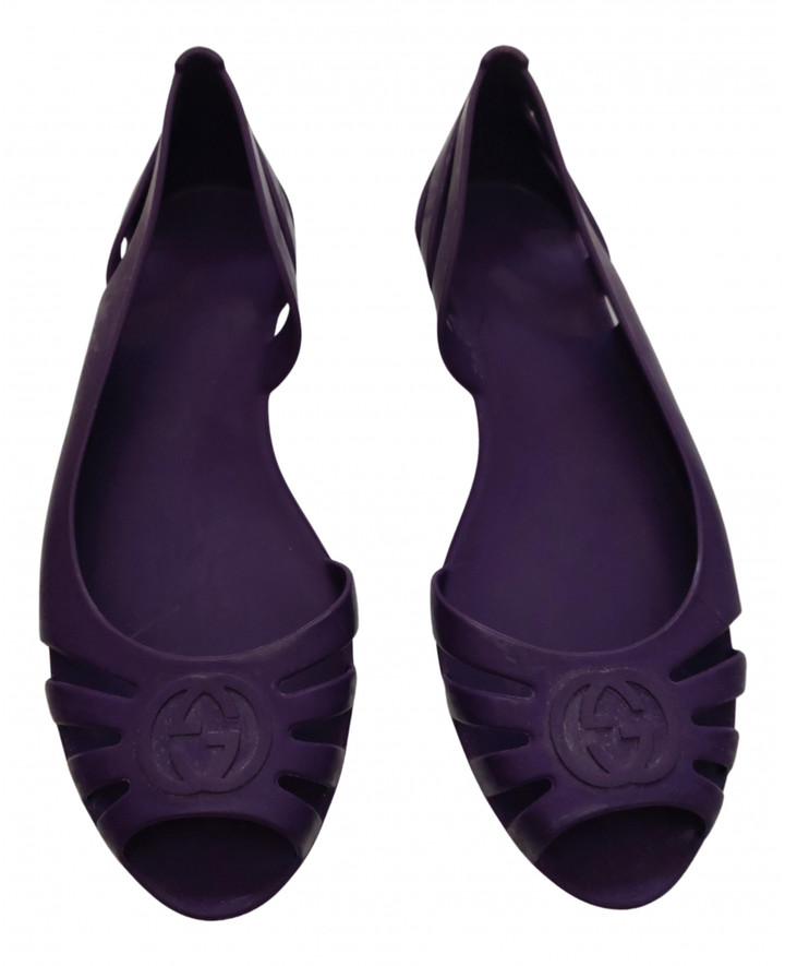 gucci purple sandals