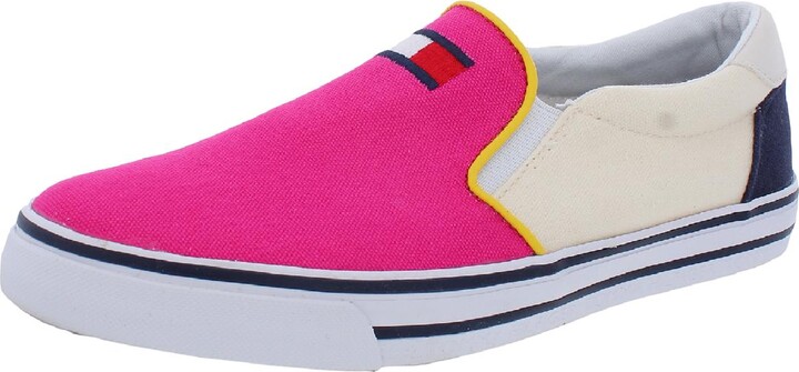 tommy hilfiger slip on shoes pink