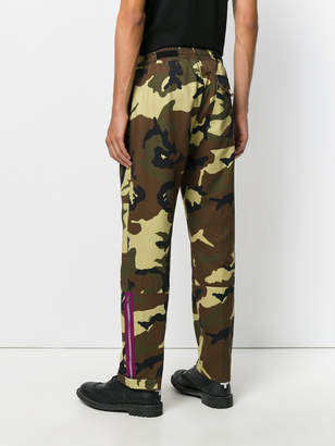 Givenchy camouflage print track pants