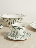 Thumbnail for your product : THEMIS Z Kyma Porcelain Cup And Saucer - Green White