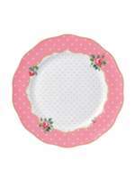 Thumbnail for your product : Royal Albert Cheeky pink vintage ceramic plate 27cm