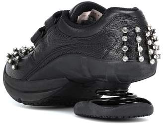 Christopher Kane Crystal leather sneakers