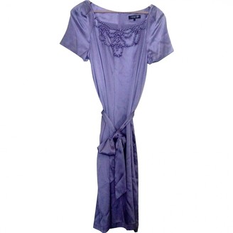 Georges Rech Purple Silk Dress for Women