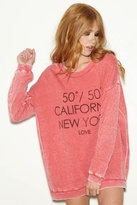 Thumbnail for your product : Rebel Yell CA/NY Strokes Warm Up Sweater in Red