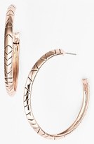Thumbnail for your product : House Of Harlow Engraved Hoop Earrings
