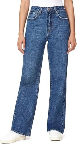 Kensie Jeans for Women The Izzy High Rise Relaxed Straight 31-Inch