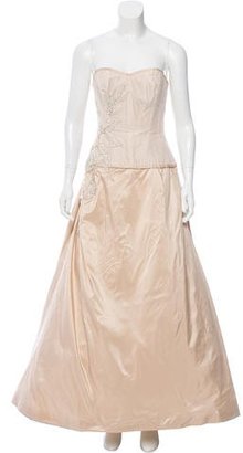Givenchy Embellished Strapless Gown