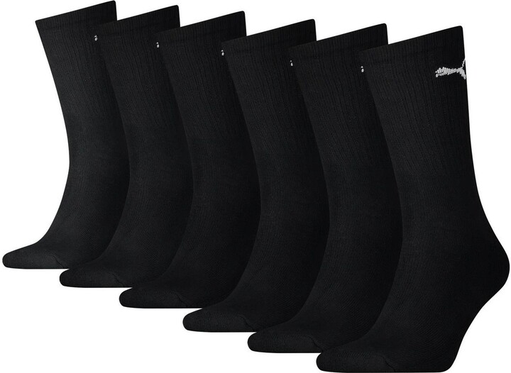 Puma Men's Basic Classic Casual Men's Socks for Every Let On. 6 Paar -  Black 43/46-6 Pair - ShopStyle