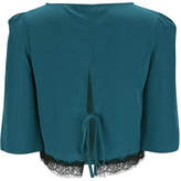 Thumbnail for your product : Love Women's Lace Edge Tie Back Crop Top