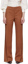 Victoria Beckham Pink Wool Trousers 