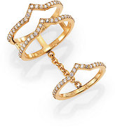 Thumbnail for your product : Paige Novick PHYNE by Stella Diamond & 14K Yellow Gold Winged Ring