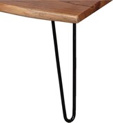 Thumbnail for your product : Alaterre Furniture Hairpin Natural Live Edge Wood with Metal 48" Large Coffee Table