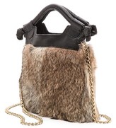 Thumbnail for your product : Foley + Corinna Tiny City Cross Body Bag with Fur