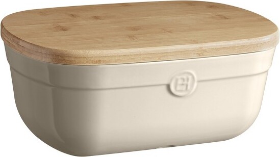 Emile Henry Bread Box, Clay