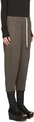 Rick Owens Grey Drawstring Lounge Pants