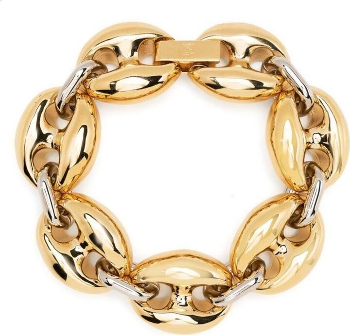 Paco Rabanne Cunky ChainLink Bracelet in GoldTone Brass Woman ShopStyle