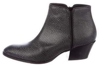 Giuseppe Zanotti Embossed Leather Ankle Boots
