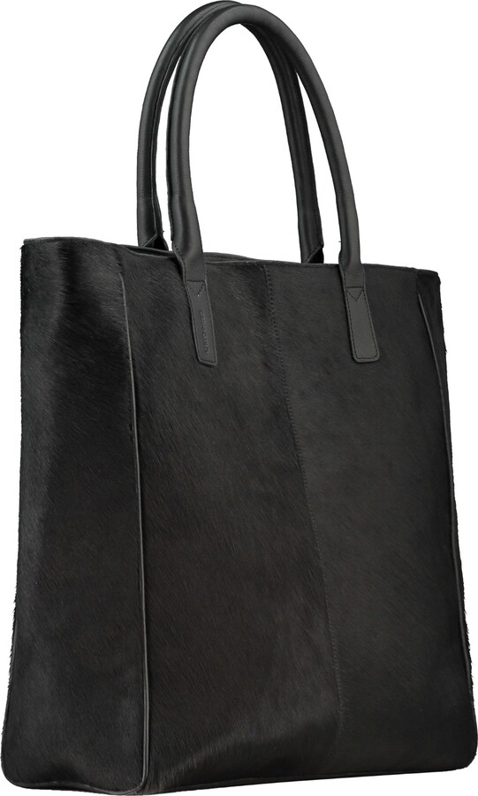 Sostter - Black Calf Hair Large Leather Tote | Bybxx - ShopStyle