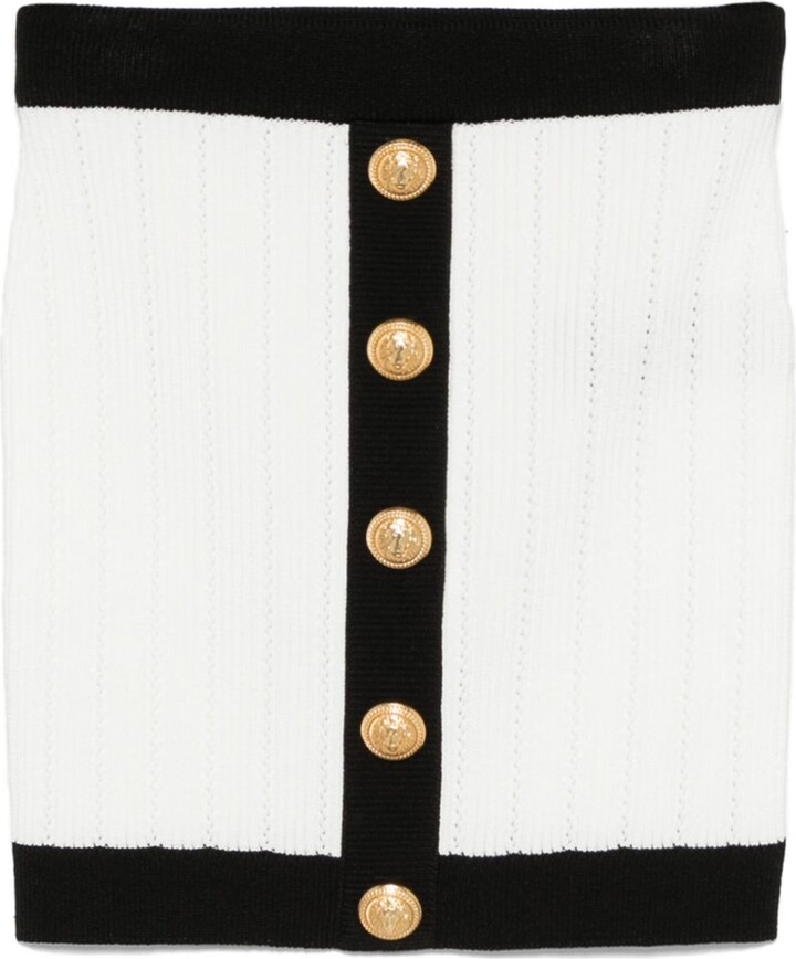 Balmain Knitted Mini Skirt
