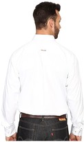 Thumbnail for your product : Ariat Big Tall Solid Twill Shirt (White) Men's Clothing