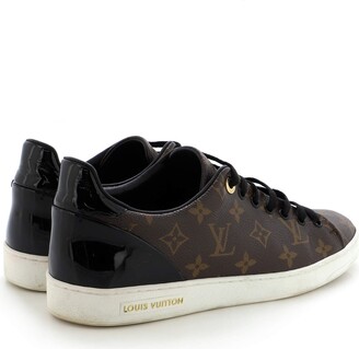 Louis Vuitton Women's FrontRow Sneakers Monogram Canvas with Patent -  ShopStyle