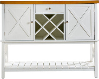 Bar Cabinet Console Table With 2-Door Cabinet & 1 Drawers, Coffee Bar, Wine Rack,Entryway Table With Storage Shelf, Sofa Tables Buffet Sideboard For K