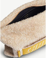 Thumbnail for your product : Chaos Logo shearling clutch
