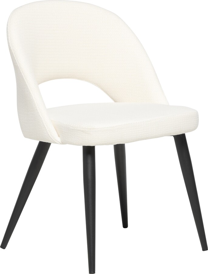 Elite Living Coco MidCentury Modern Chenille Upholstered Dining Chair