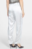 Thumbnail for your product : Lafayette 148 New York Pleat Front Silk Charmeuse Pants
