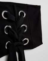 Thumbnail for your product : ASOS Design Stretch Corset Belt With Eyelet Detail