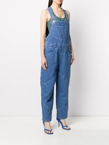 Thumbnail for your product : Isabel Marant Panelled Denim Dungarees