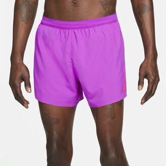 Nike Men's Dri-FIT ADV AeroSwift 4 Brief-Lined Racing Shorts in Purple -  ShopStyle
