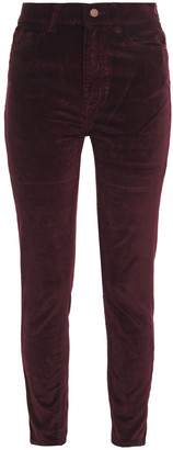 velvet skinny trousers uk