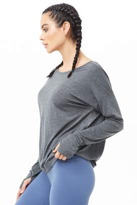 Forever 21 Active Surplice Back Top