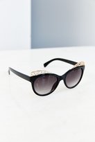 Thumbnail for your product : Cat Eye Lace Metal Cat-Eye Sunglasses