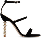 Thumbnail for your product : Sophia Webster Black Rosalind Star Sandals